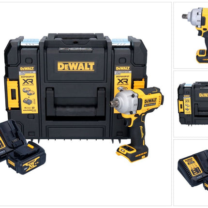 DeWalt DCF 892 M1T cordless impact wrench 18 V 813 Nm 1/2" brushless + 1x battery 4.0 Ah + charger + TSTAK