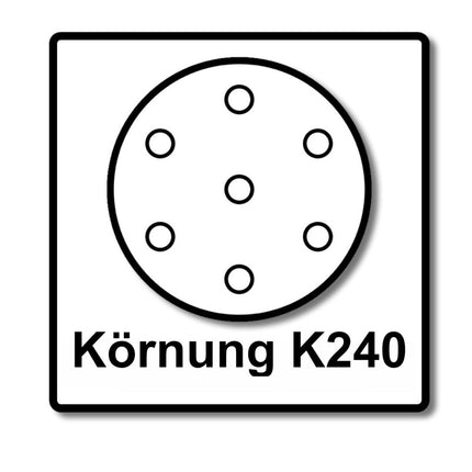 Makita BO 5031 Ponceuse excentrique 300 watts 125 mm + 50x papier abrasif K240