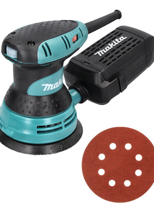 Makita BO 5031 Exzenterschleifer 300 Watt 125 mm + 50x Schleifpapier K320