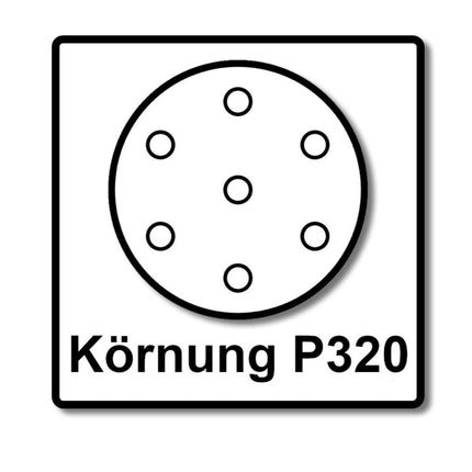 Makita BO 5031 Ponceuse excentrique 300 watts 125 mm + 50x papier abrasif K320