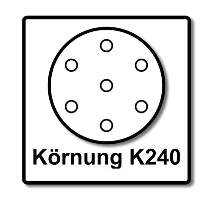 Makita BO 5031 Ponceuse excentrique 300 watts 125 mm + 50x papier abrasif K240 + Makpac