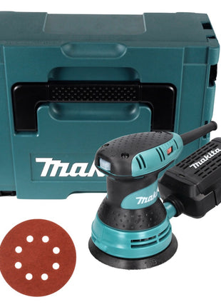 Ponceuse excentrique Makita BO 5031 300 watts 125 mm + 50x papier de verre K320 + Makpac