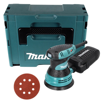 Makita BO 5031 Ponceuse excentrique 300 watts 125 mm + 50x papier abrasif K320 + Makpac