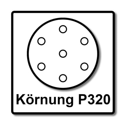 Makita BO 5031 Ponceuse excentrique 300 watts 125 mm + 50x papier abrasif K320 + Makpac