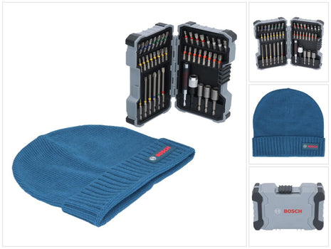 Juego de puntas de destornillador Bosch de 43 piezas extra duras de 1/4" + gorro/gorro Bosch gratis (0615997658)