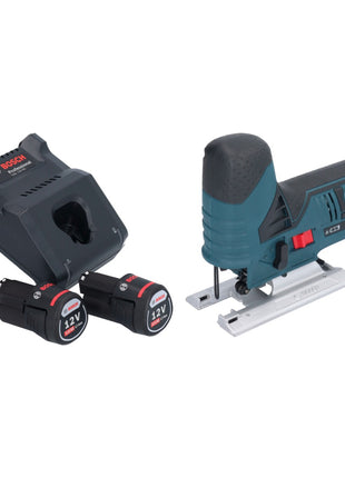 Bosch GST 12V-70 Professional Akku Stichsäge 12 V 70 mm + 2x Akku 2,0 Ah + Ladegerät