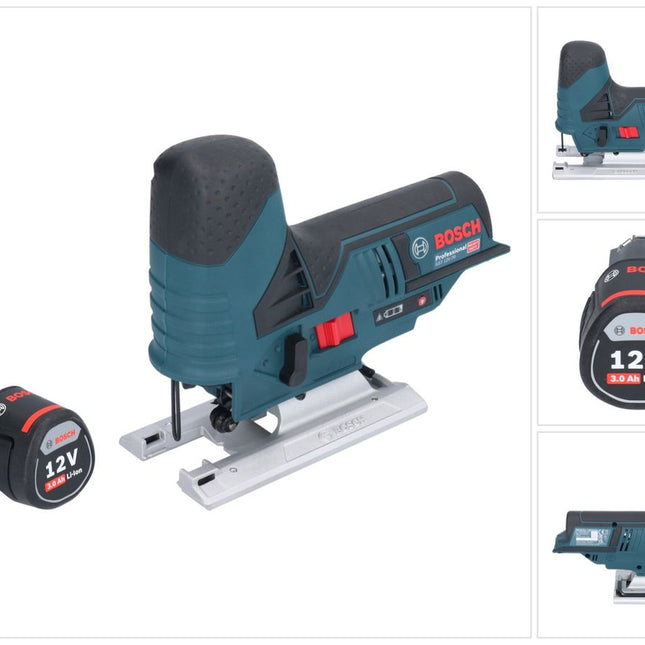 Bosch GST 12V-70 Professional Akku Stichsäge 12 V 70 mm + 1x Akku 3,0 Ah - ohne Ladegerät