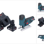 Bosch GST 12V-70 Professional Akku Stichsäge 12 V 70 mm + 2x Akku 6,0 Ah + Ladegerät