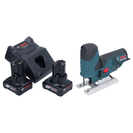 Bosch GST 12V-70 Professional cordless jigsaw 12 V 70 mm + 2x rechargeable battery 6.0 Ah + charger