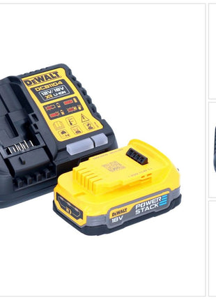 DeWalt DCB 1104 E1 Akku Starter Set 12 V / 18 V 1x Powerstack Akku 1,7 Ah + DCB 1104 Ladegerät