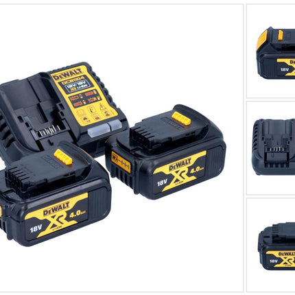 DeWalt DCB 1104 M2 Battery Starter Set 12 V / 18 V 2x battery 4.0 Ah + DCB 1104 charger