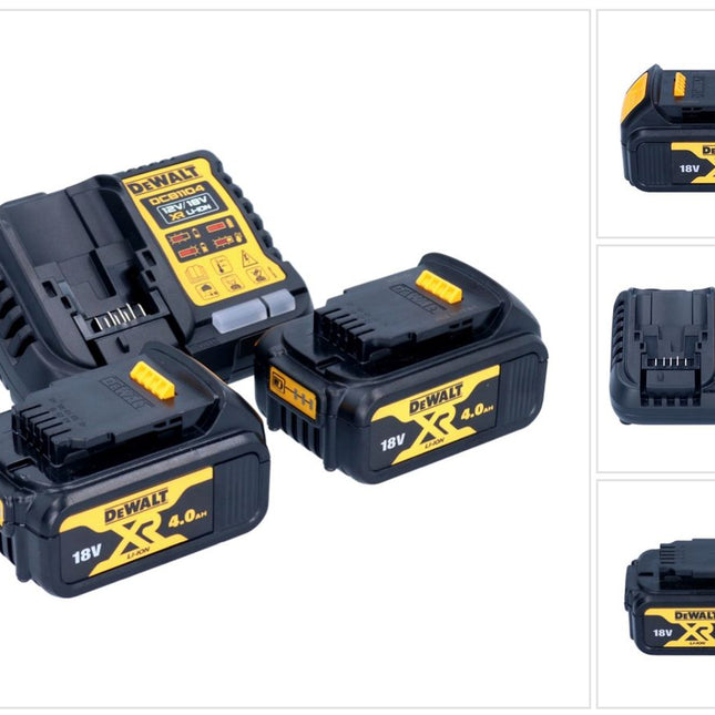 DeWalt DCB 1104 M2 batería de arranque 12 V / 18 V 2x batería 4,0 Ah + cargador DCB 1104
