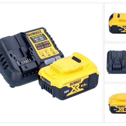 DeWalt DCB 1104 P1 Akku Starter Set 12 V / 18 V 1x Akku 5,0 Ah + DCB 1104 Ladegerät