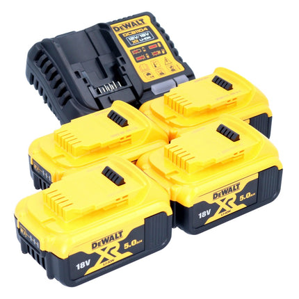 DeWalt DCB 1104 P4 Set di avviamento batteria 12 V / 18 V 4x batteria 5,0 Ah + caricatore DCB 1104
