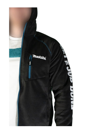 Makita Polar Tec Hoodie Jacke L mit Kapuze Arbeit und Freizeit ( 98P214-L ) 100 % Polyester