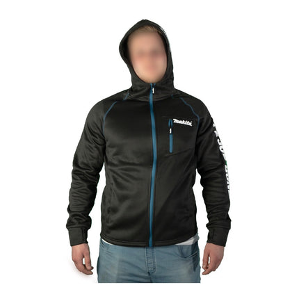 Makita Polar Tec Hoodie Jacke XL mit Kapuze Arbeit und Freizeit ( 98P214-XL ) 100 % Polyester