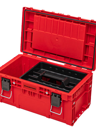 Toolbrothers RHINO XL Werkzeugkoffer ULTRA Handling+ Custom mit Organizer stapelbar 535 x 327 x 277 mm 26 l IP66 mit 5 Inlays und 10 Trennwänden