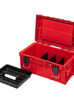 Toolbrothers RHINO XL Werkzeugkoffer ULTRA Handling+ Custom mit Organizer stapelbar 535 x 327 x 277 mm 26 l IP66 mit 5 Inlays und 10 Trennwänden