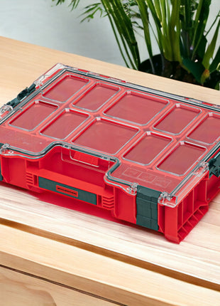 Toolbrothers RHINO L Organizer ULTRA Höhe XL Boxen stapelbar 452 x 358 x 110 mm 9 l IP54 mit 8 Inlays