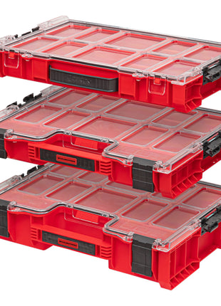 Toolbrothers RHINO L Organizer ULTRA Höhe XL Boxen stapelbar 452 x 358 x 110 mm 9 l IP54 mit 8 Inlays