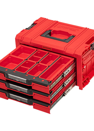 Toolbrothers RHINO L Drawer 3 ULTRA Organize+ Werkzeugkoffer 450 x 310 x 244 mm 13,5 l stapelbar IP54 mit 3 Schubladen