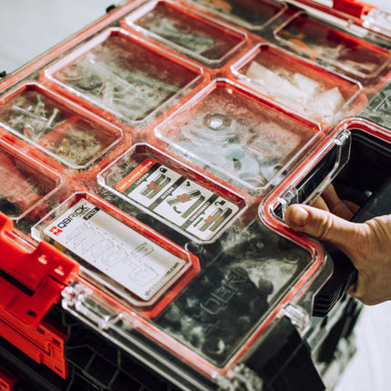 Toolbrothers RHINO L Organizer ECO height XL boxes 9 l IP54 with removable boxes