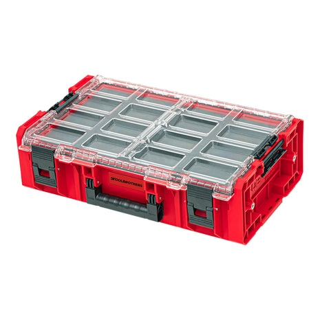 Toolbrothers RHINO XXL Organizer ULTRA Höhe 2XL Custom Multilayer stapelbar 582 x 387 x 172 mm 13,5 l IP66 mit Schaumstoffeinlage