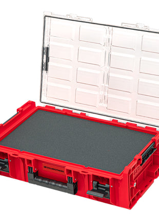 Toolbrothers RHINO XXL Organizer ULTRA Höhe 2XL Custom Multilayer stapelbar 582 x 387 x 172 mm 13,5 l IP66 mit Schaumstoffeinlage