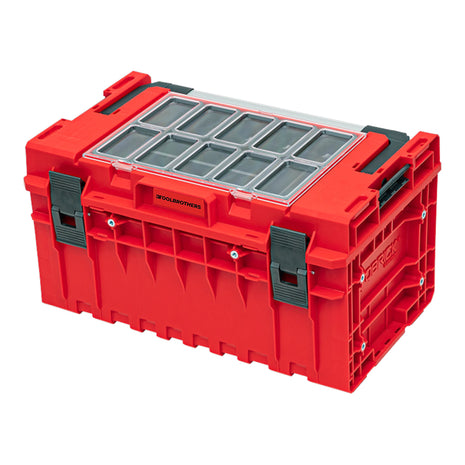 Toolbrothers Maletín de herramientas RHINO XXL ULTRA Handling+ altura L Organizador modular personalizado 585 x 385 x 320 mm 38 l apilable IP66