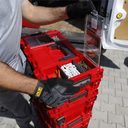 Toolbrothers RHINO XXL walizka narzędziowa ULTRA Comfort+ wysokość XL 52 l IP66 z wyjmowanymi przegrodami