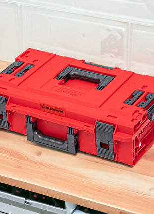 Toolbrothers RHINO XXL Werkzeugkoffer ULTRA Vario+ Höhe M Custom modularer Organizer 585 x 385 x 190 mm 15,4 l stapelbar IP66