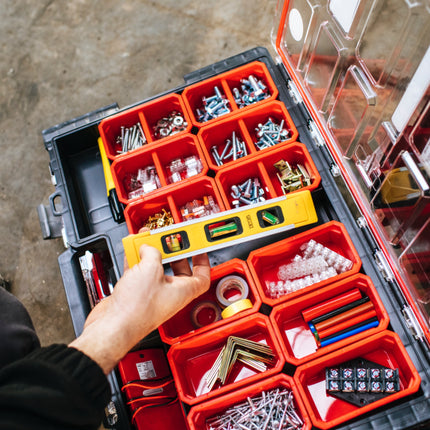 Toolbrothers RHINO XXL Organizer ECO Height L Boxes 6 l IP66 with removable boxes