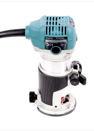 Makita RT 0700 C Einhand Oberhand Fräse 710 Watt mit robustem Alugehäuse - Toolbrothers