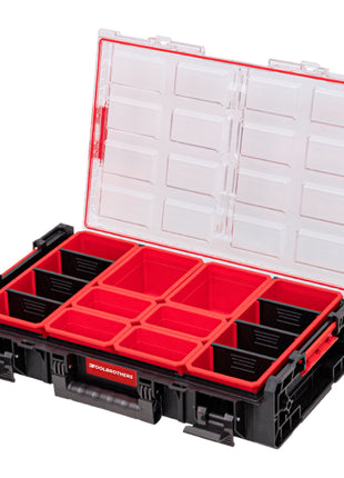 Toolbrothers RHINO XXL Organizer ECO Höhe XL Boxen 582 x 387 x 131 mm 13,5 l IP66 mit 6 Inlays und 6 Trennwände