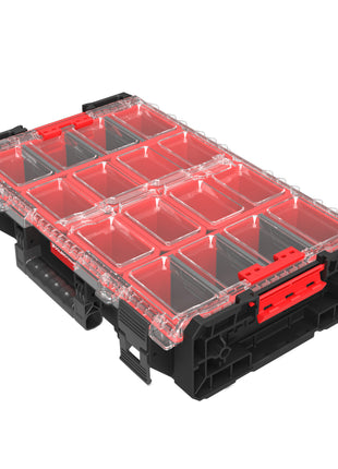 Toolbrothers RHINO XXL Organizer ECO Höhe XL Boxen 582 x 387 x 131 mm 13,5 l IP66 mit 6 Inlays und 6 Trennwände