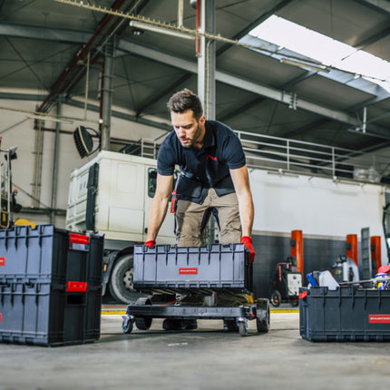 Toolbrothers RHINO XXL Caja de herramientas ECO Custom 35 l apilable con separadores extraíbles