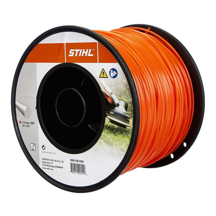 Stihl trimmer line Mower line round Ø 2.4 mm x 253 m length Orange ( 00009302246 ) for trimming lawn edges