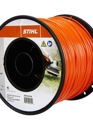 Hilo de corte Stihl hilo de corte redondo Ø 2,4 mm x 253 m de longitud naranja (00009302246) para recortar los bordes del césped