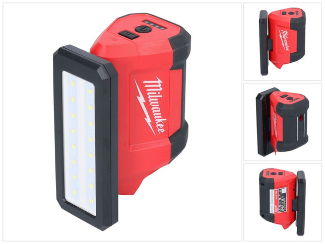Milwaukee M12 PAL-0 Faretto LED a batteria 12 V 700 lm IP54 Solo ( 4933478226 ) - Senza batteria, senza caricabatterie