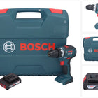 Bosch GSR 18V-55 Professional Akku Bohrschrauber 18 V 55 Nm Brushless + 1x Akku 2,0 Ah + L-Case - ohne Ladegerät