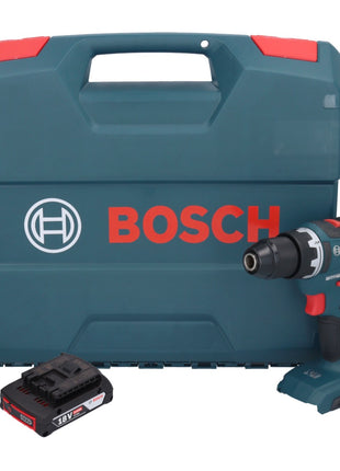 Bosch GSR 18V-55 Professional Akku Bohrschrauber 18 V 55 Nm Brushless + 1x Akku 2,0 Ah + L-Case - ohne Ladegerät