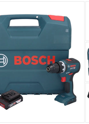 Bosch GSR 18V-55 Professional Akku Bohrschrauber 18 V 55 Nm Brushless + 1x Akku 2,0 Ah + Ladegerät + L-Case