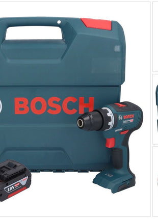 Bosch GSR 18V-55 Professional Perceuse-visseuse sans fil 18 V 55 Nm sans balais + 1x batterie 4,0 Ah + L-Case - sans chargeur