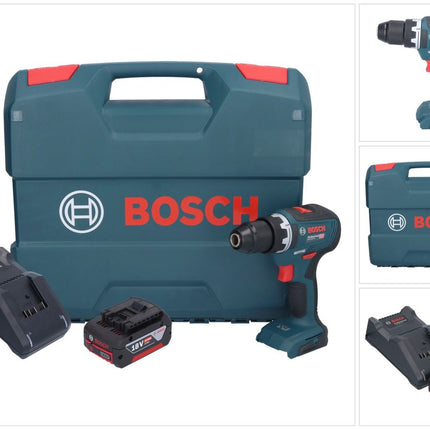Bosch GSR 18V-55 Trapano avvitatore professionale a batteria 18 V 55 Nm brushless + 1x batteria ricaricabile 4,0 Ah + caricabatterie + valigetta a L