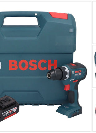 Bosch GSR 18V-55 Professional Akku Bohrschrauber 18 V 55 Nm Brushless + 1x Akku 5,0 Ah + L-Case - ohne Ladegerät