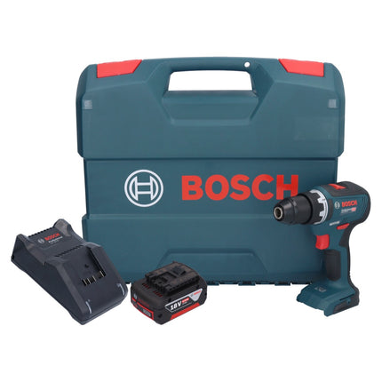 Bosch GSR 18V-55 Taladro atornillador a batería profesional 18 V 55 Nm sin escobillas + 1x acumulador 5,0 Ah + cargador + maletín en L