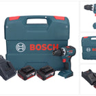 Bosch GSR 18V-55 Professional cordless drill driver 18 V 55 Nm brushless + 2x rechargeable battery 5.0 Ah + charger + L-case