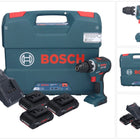 Bosch GSR 18V-55 Professional cordless drill driver 18 V 55 Nm brushless ( 0615A5002P ) + 3x ProCORE rechargeable battery 4.0 Ah + charger + L-case