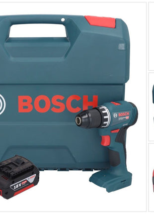 Bosch GSR 18V-45 Professional perceuse-visseuse sans fil 18 V 45 Nm sans balais + 1x batterie 5,0 Ah + mallette en L - sans chargeur