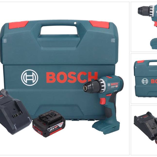 Bosch GSR 18V-45 Professional Akku Bohrschrauber 18 V 45 Nm Brushless + 1x Akku 5,0 Ah + Ladegerät + L-Case